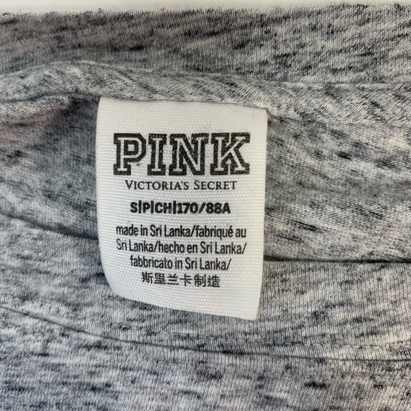 Victoria's Secret PINK Grey Long Sleeve Top - Picture 7 of 9